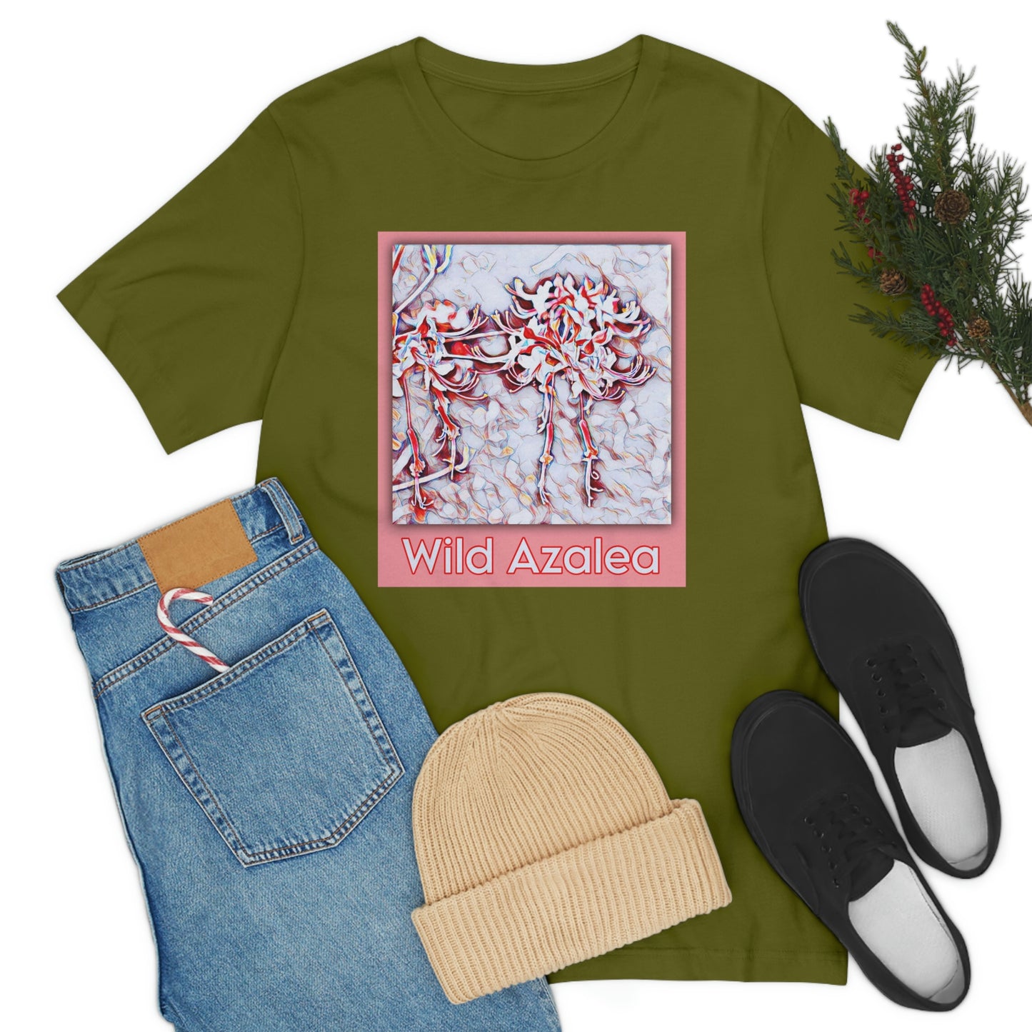 Unisex Kisatchie Wildflowers (Wild Azaleas) Jersey Tee