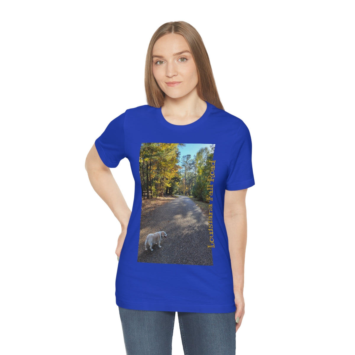 Unisex Louisiana Fall Road Jersey Tee