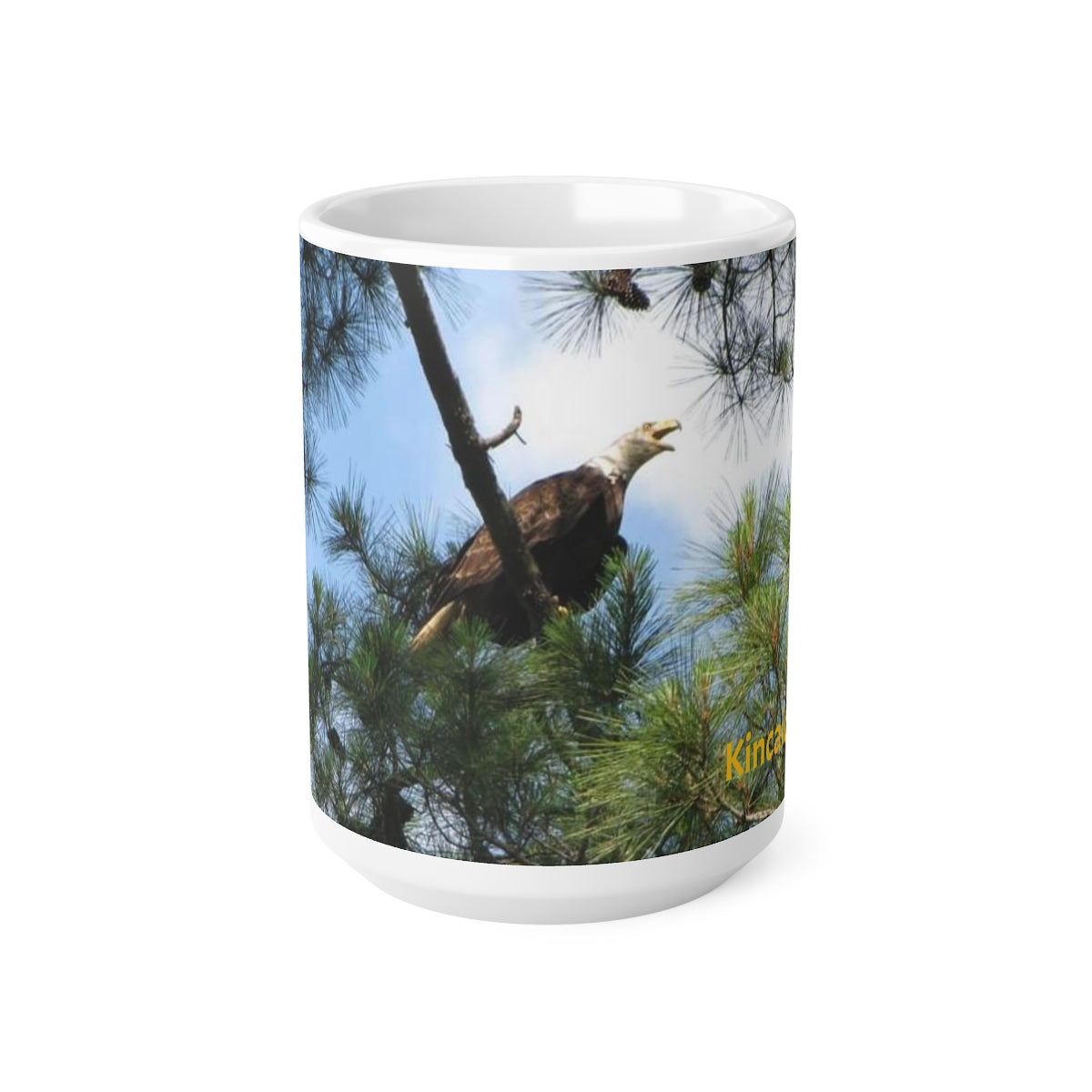 Ceramic Kincaid Lake Eagle Mugs