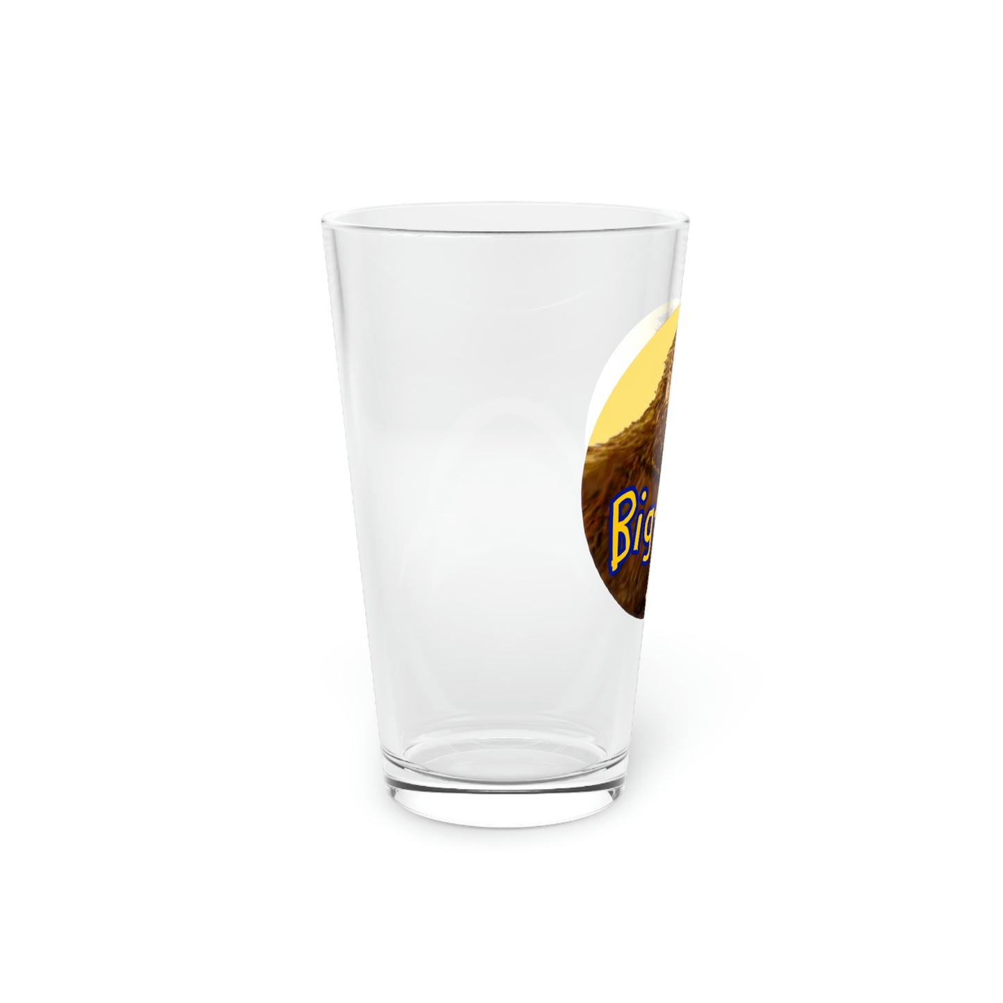 Bigfoot Clear Pint Glass