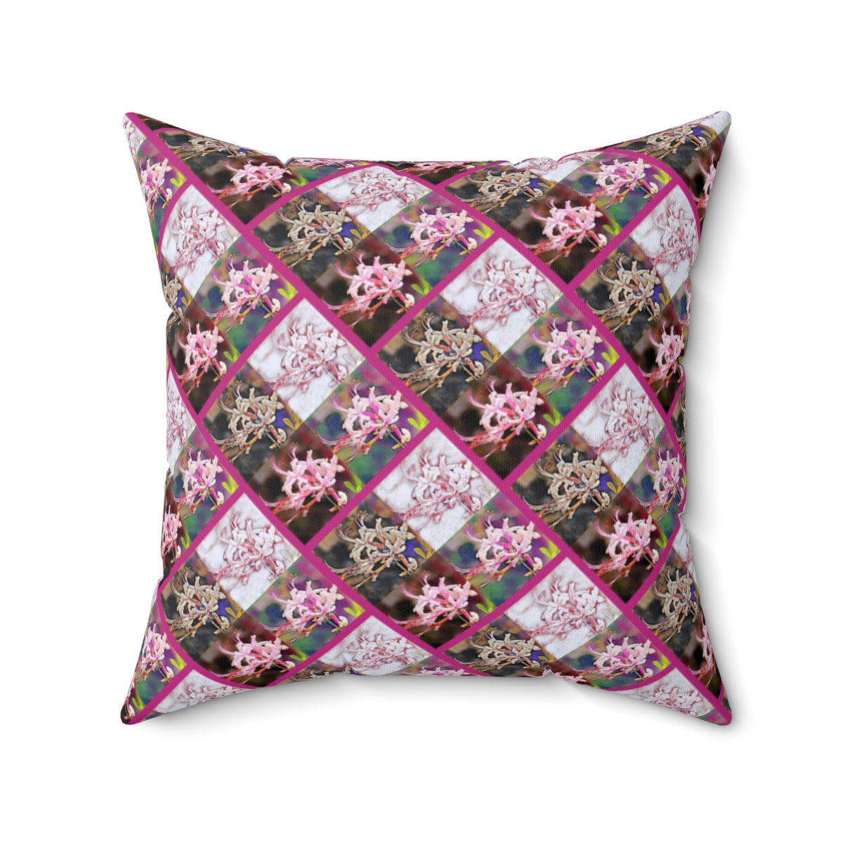 Square Wild Azalea Trail Pillow