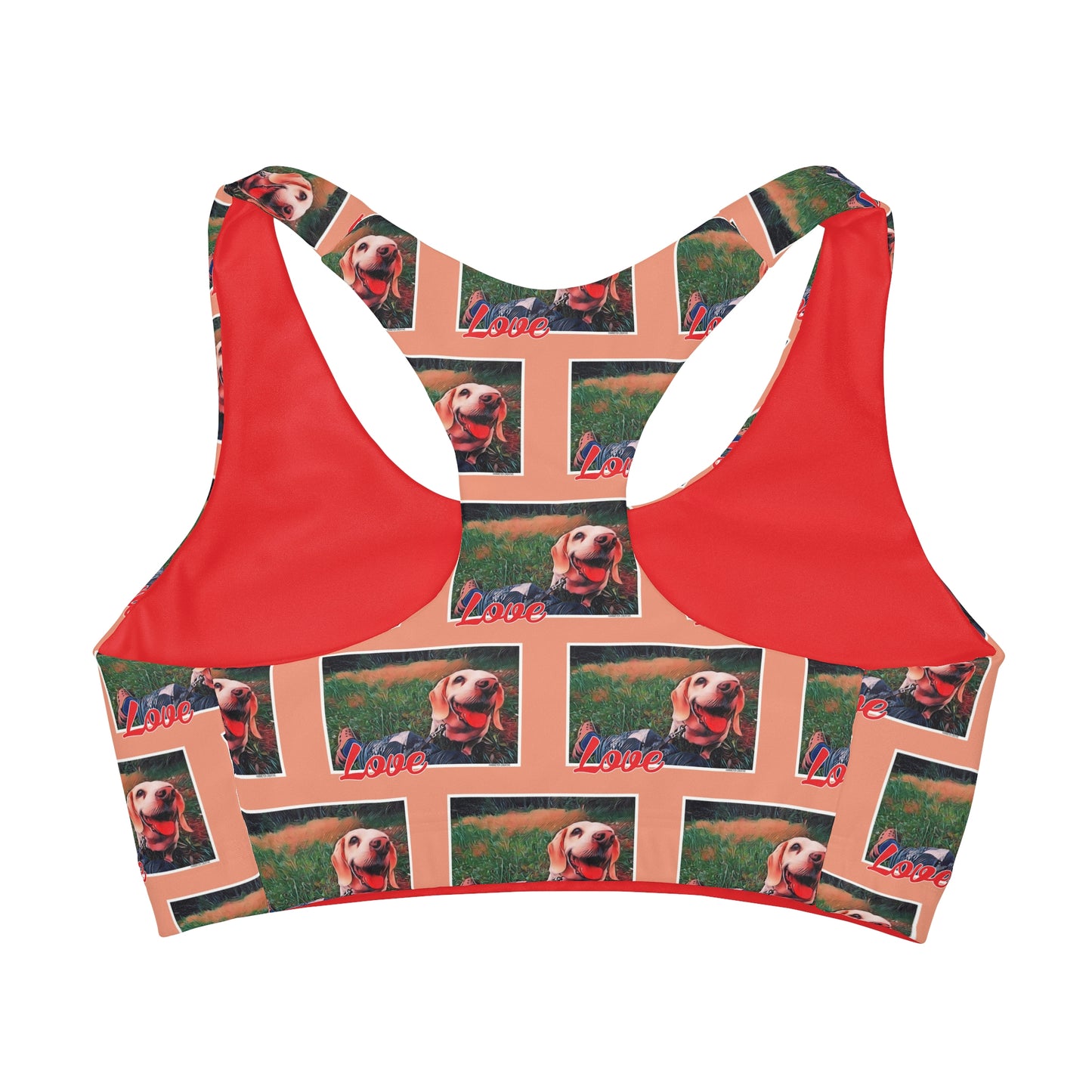 Girls Good Dog Seamless Sports Bra