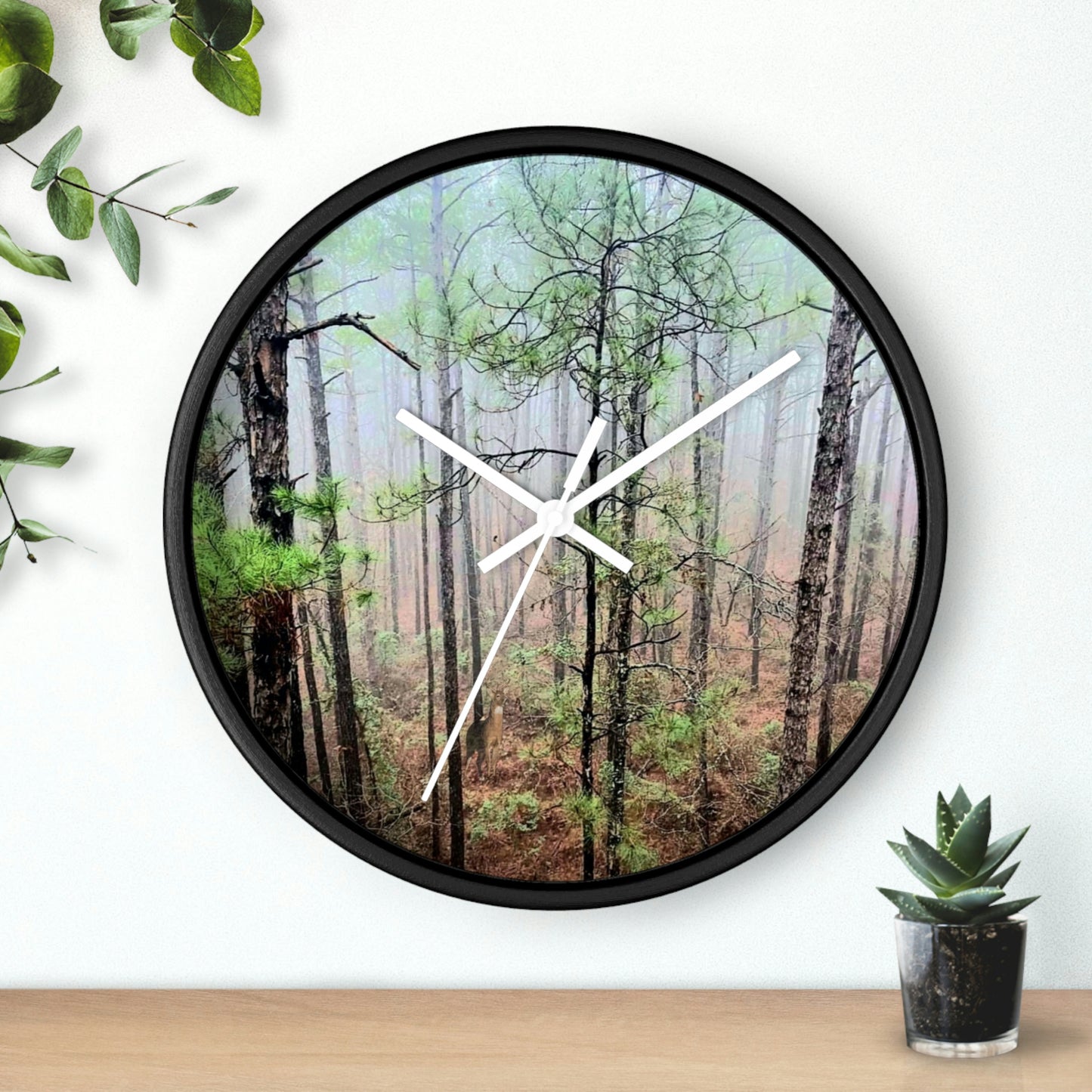 Foggy Kisatchie Wall Clocks