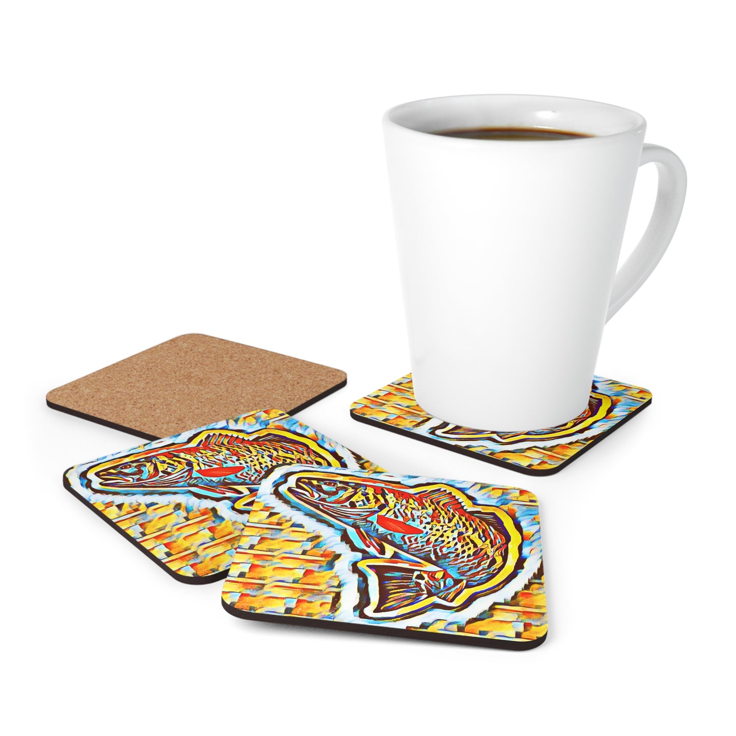 Redfish Coaster Set