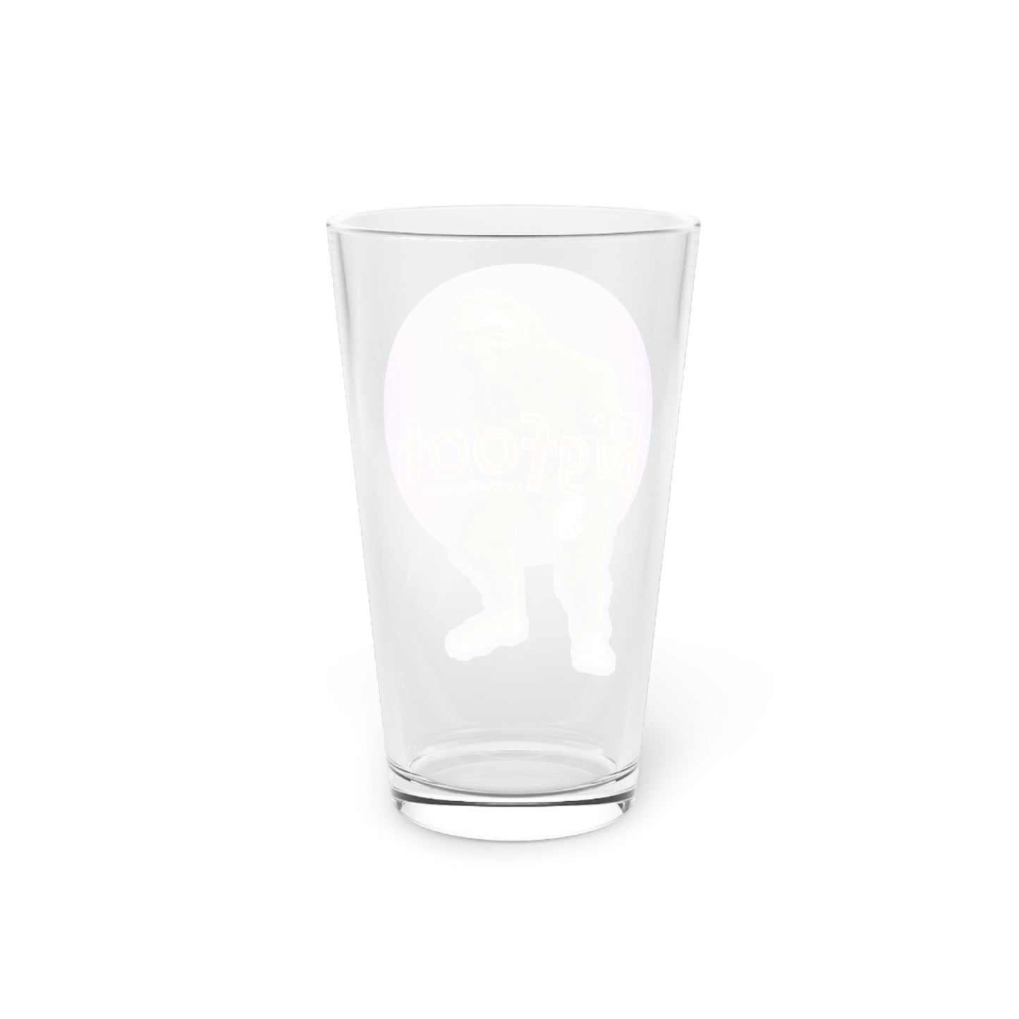 Bigfoot Clear Pint Glass