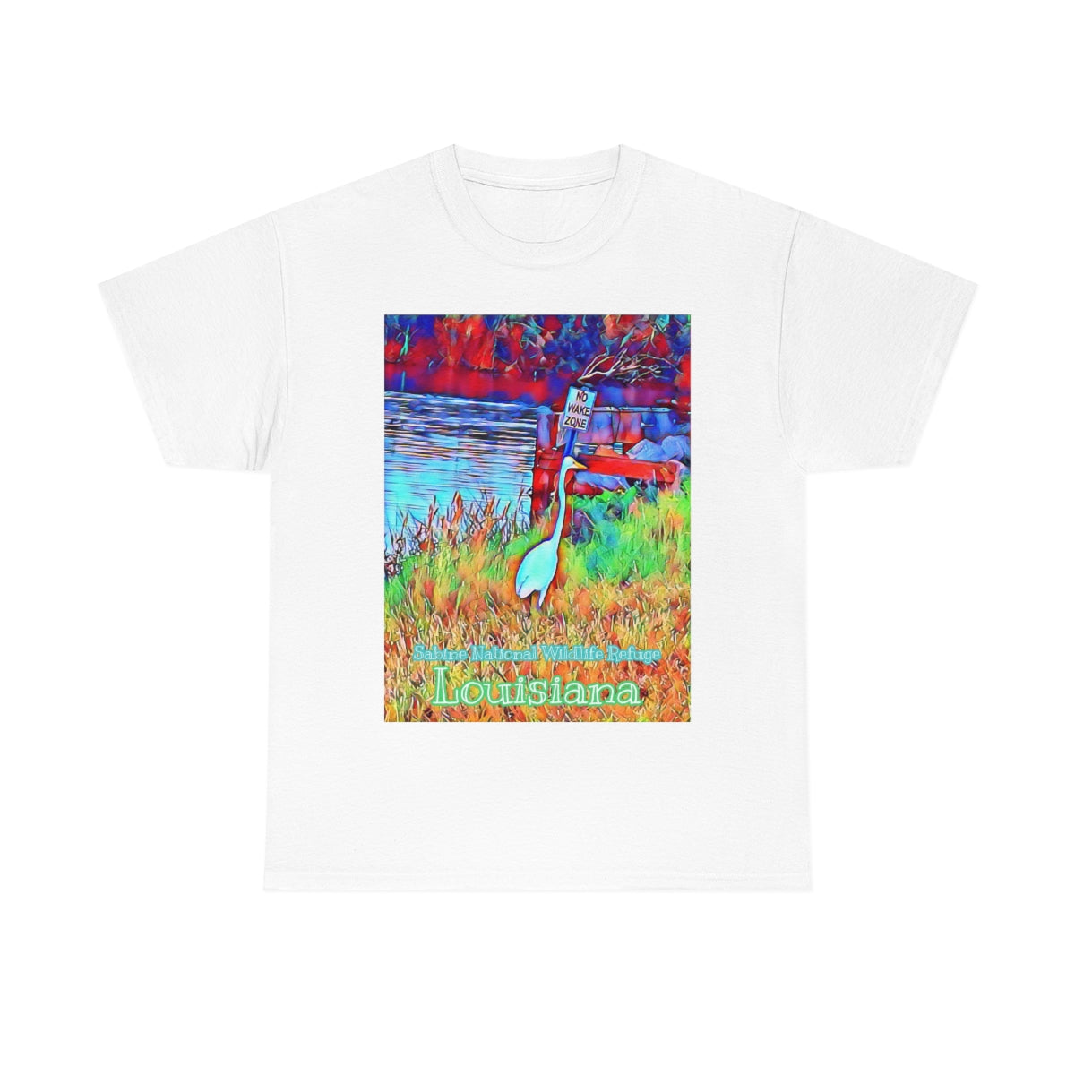 Unisex Louisiana Egret Heavy Cotton Tee