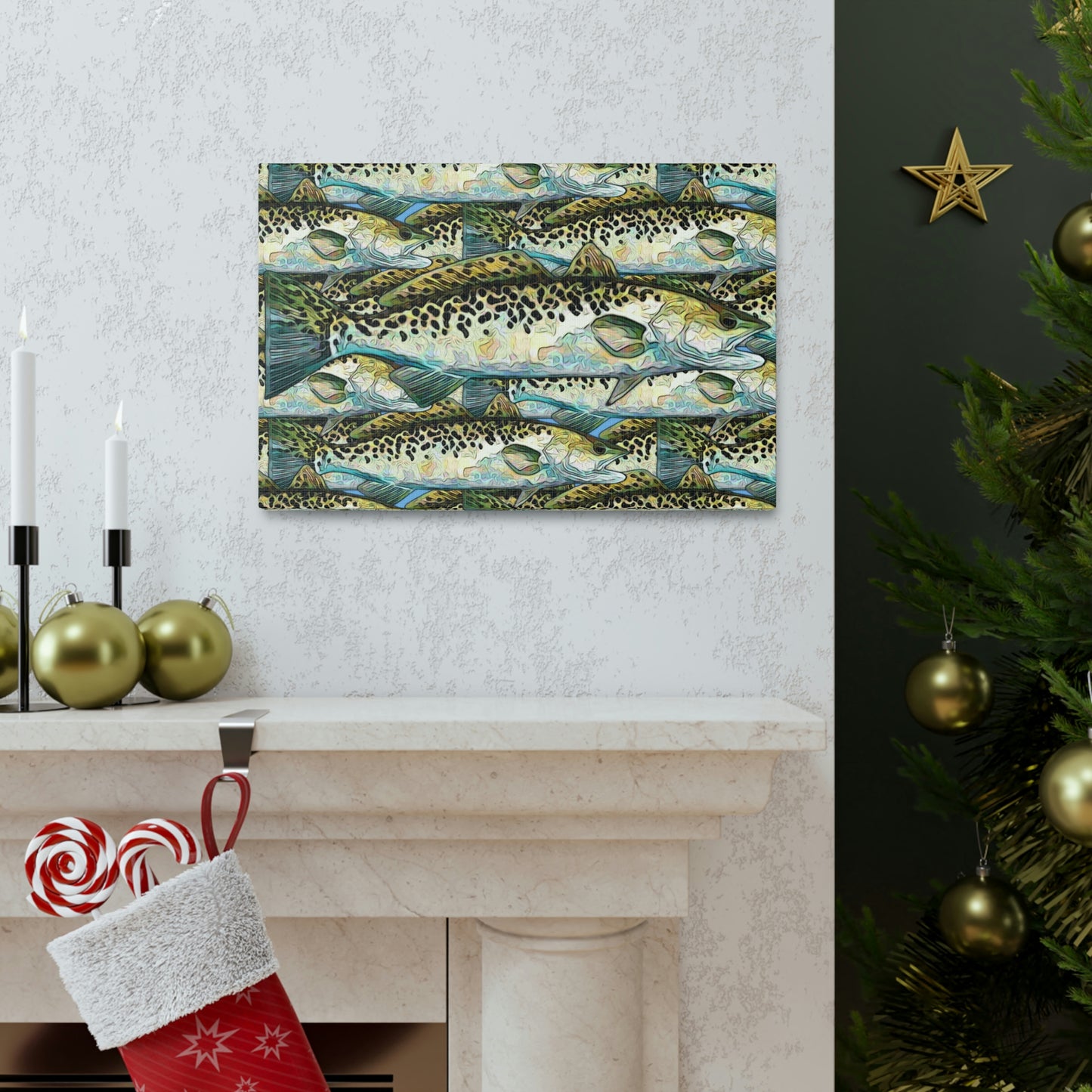 Speckled Trout Canvas Gallery Wraps