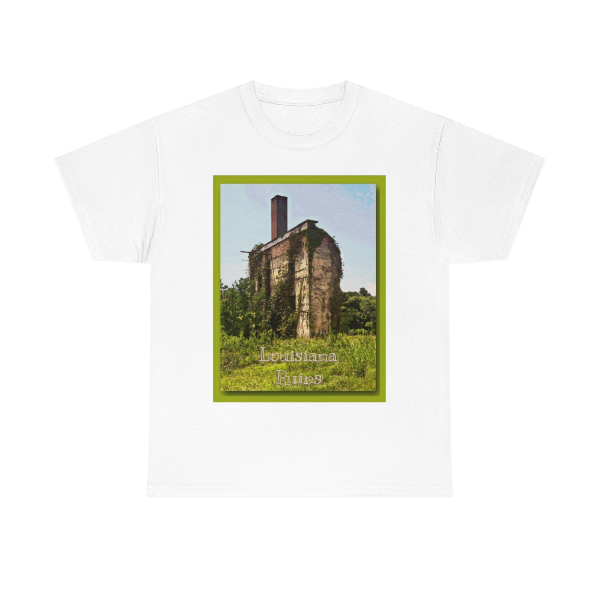 Unisex Louisiana Ruins Heavy Cotton Tee