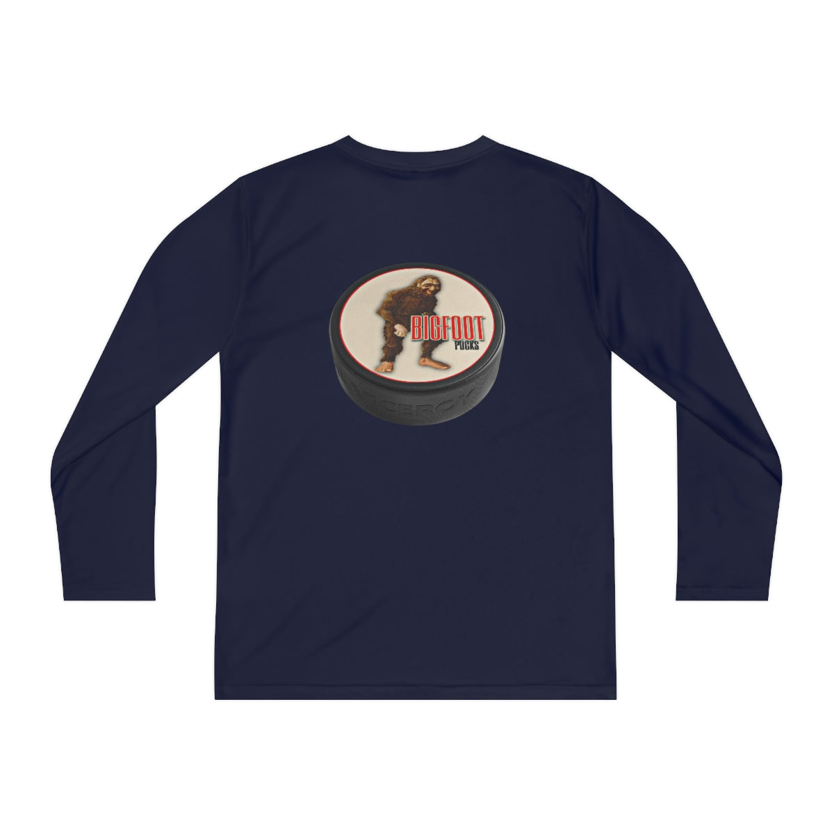 Youth Long Sleeve Bigfoot Pucks Tee