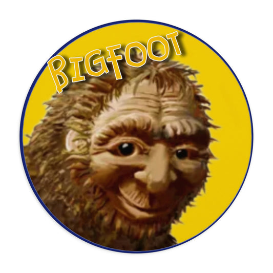 Round Bigfoot Mouse Pad