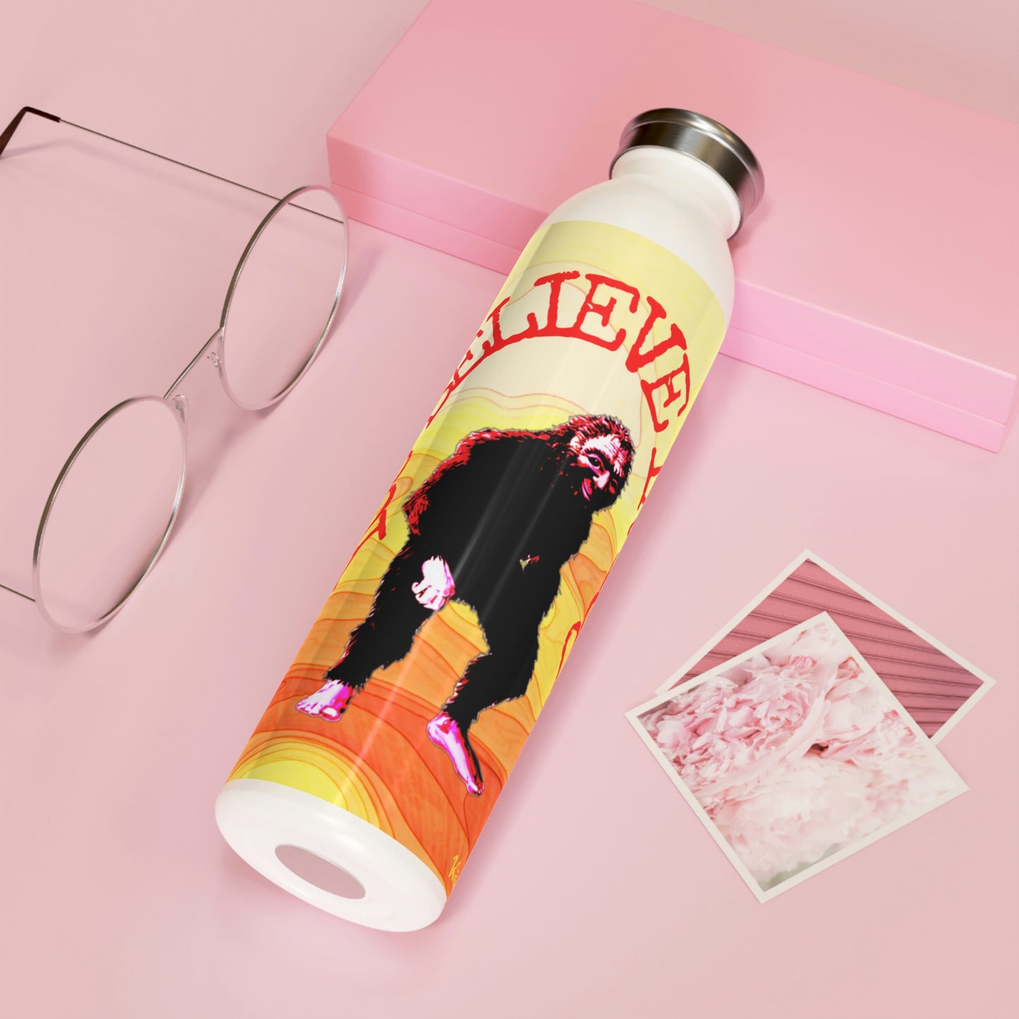 Bigfoot's Believe in You Slim Water Bottle