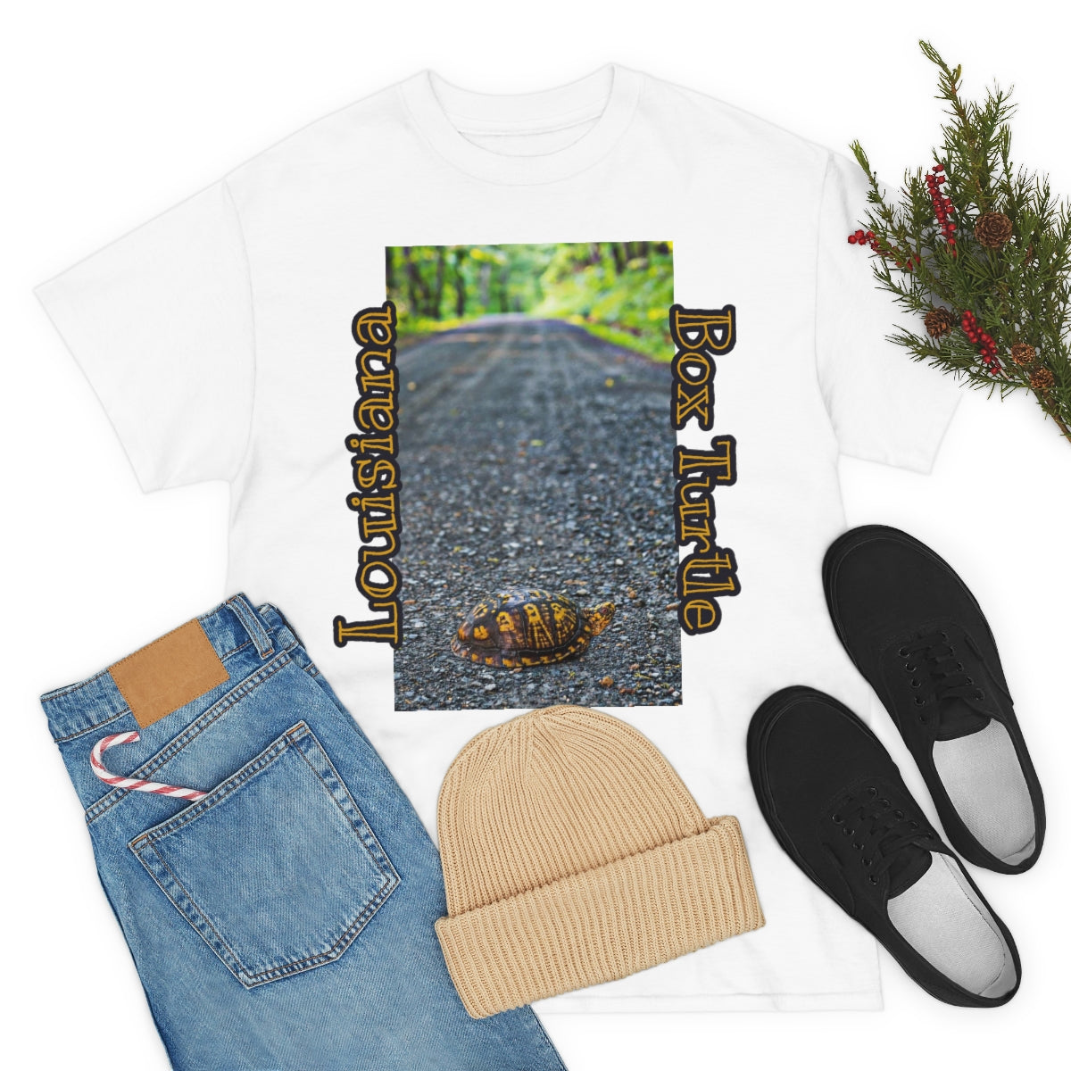 Unisex Louisiana Box Turtle Heavy Cotton Tee