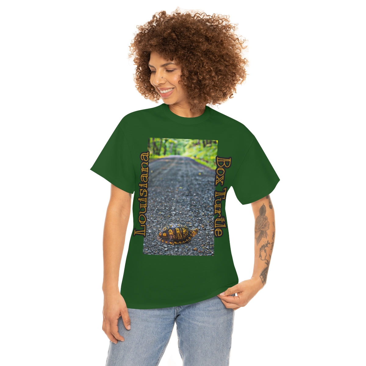 Unisex Louisiana Box Turtle Heavy Cotton Tee