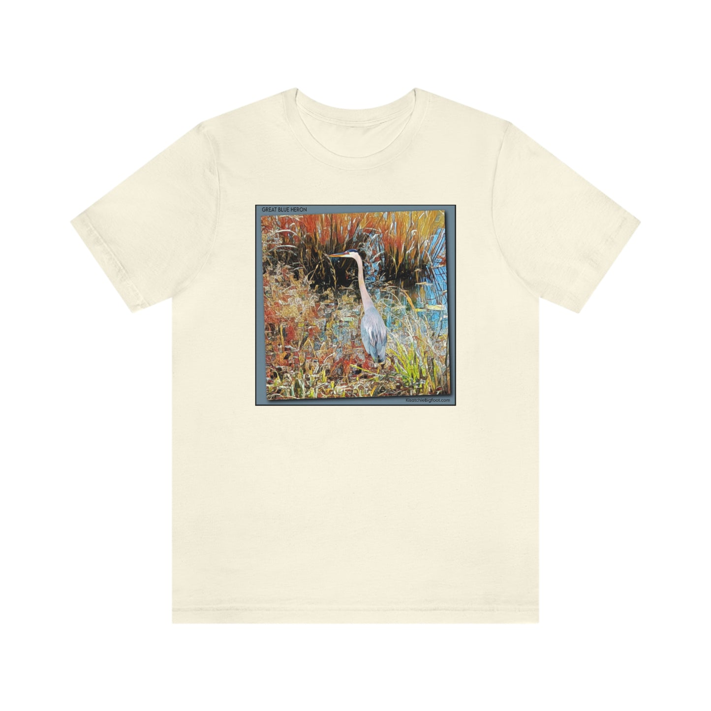 Unisex Great Blue Heron Jersey Tee