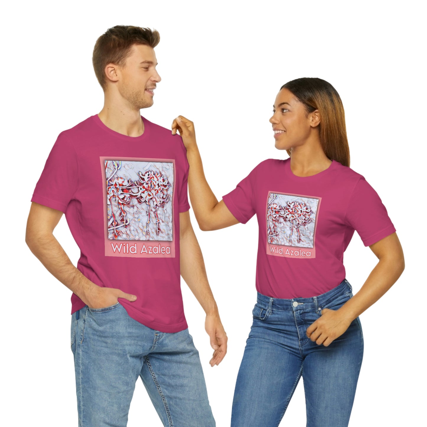 Unisex Kisatchie Wildflowers (Wild Azaleas) Jersey Tee