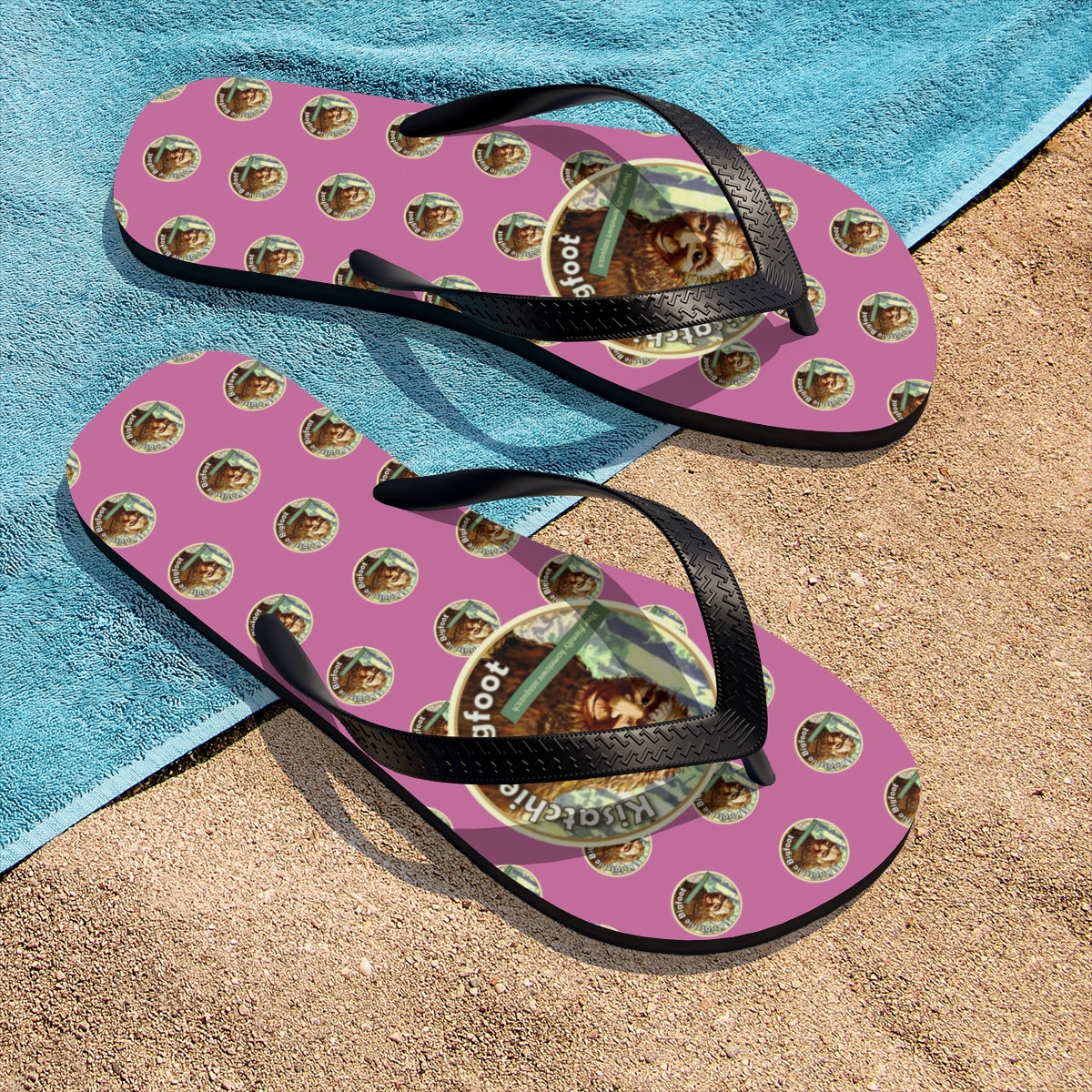 Rubber Sole Kisatchie Bigfoot Flip-Flops