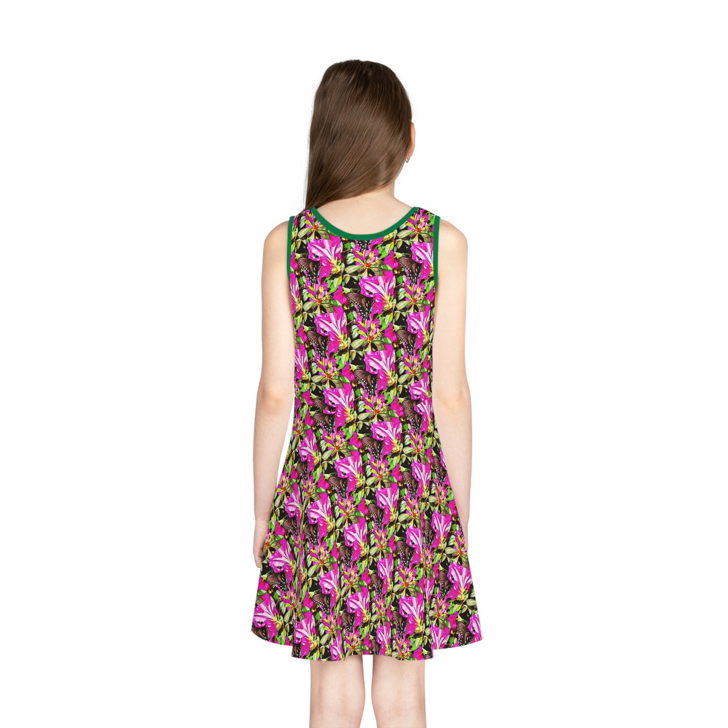 Azaleas and Butterfly Girls' Sundress