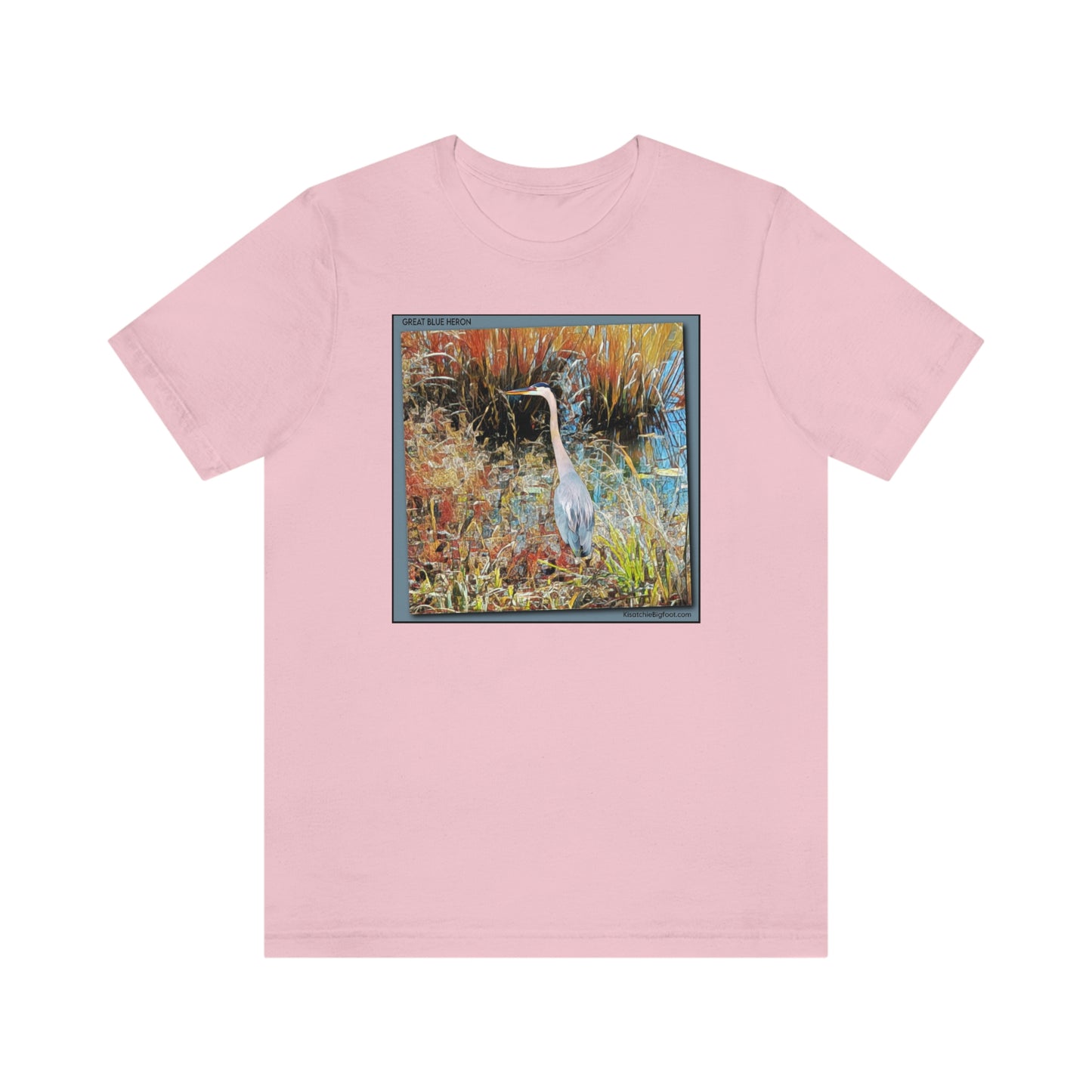 Unisex Great Blue Heron Jersey Tee