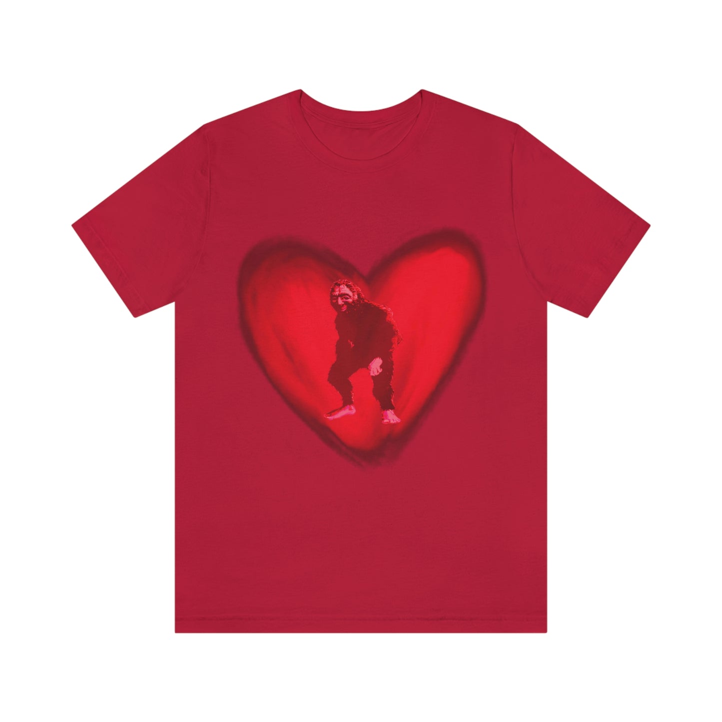 Unisex Bigfoot in My Heart Jersey Tee