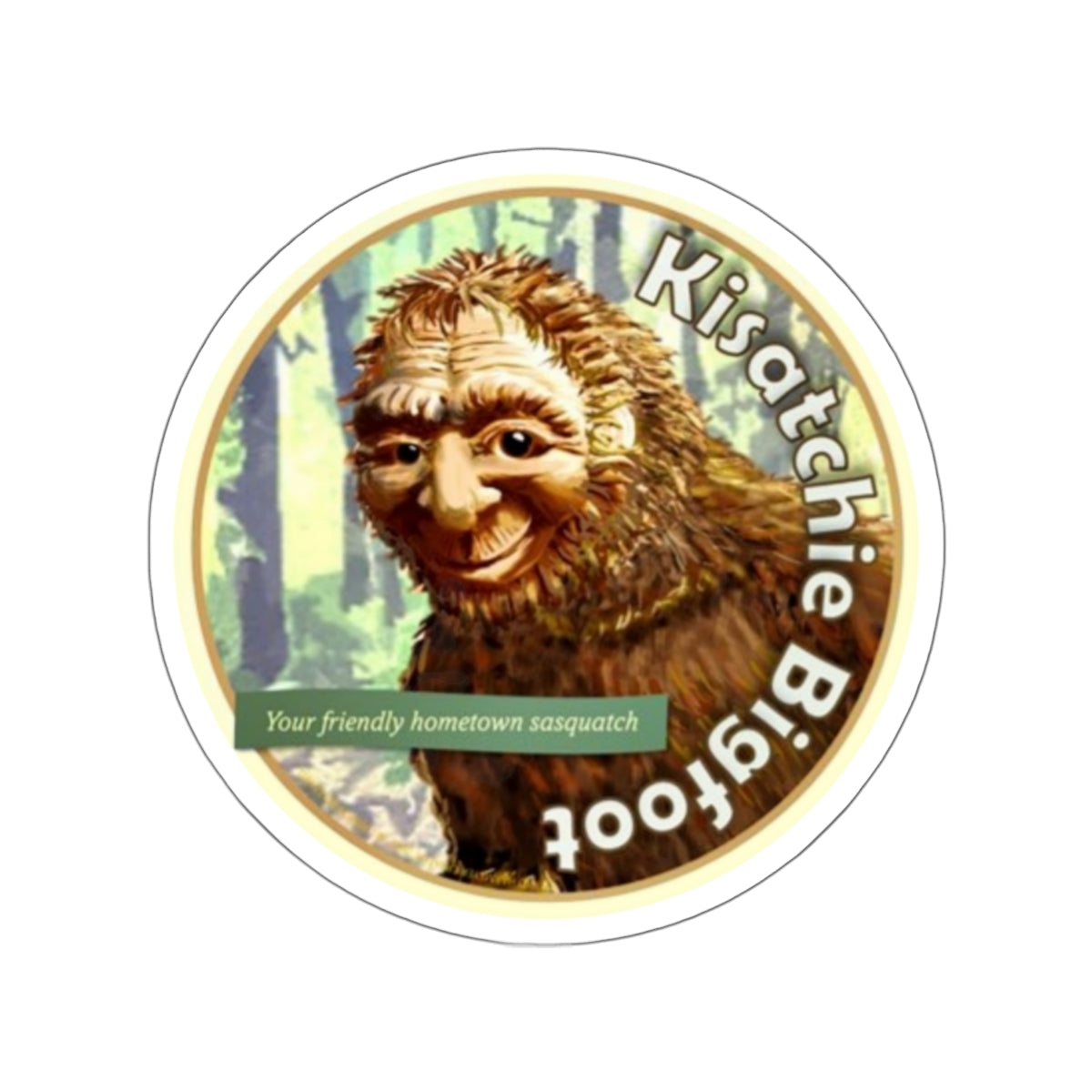 Die-Cut Kisatchie Bigfoot Stickers