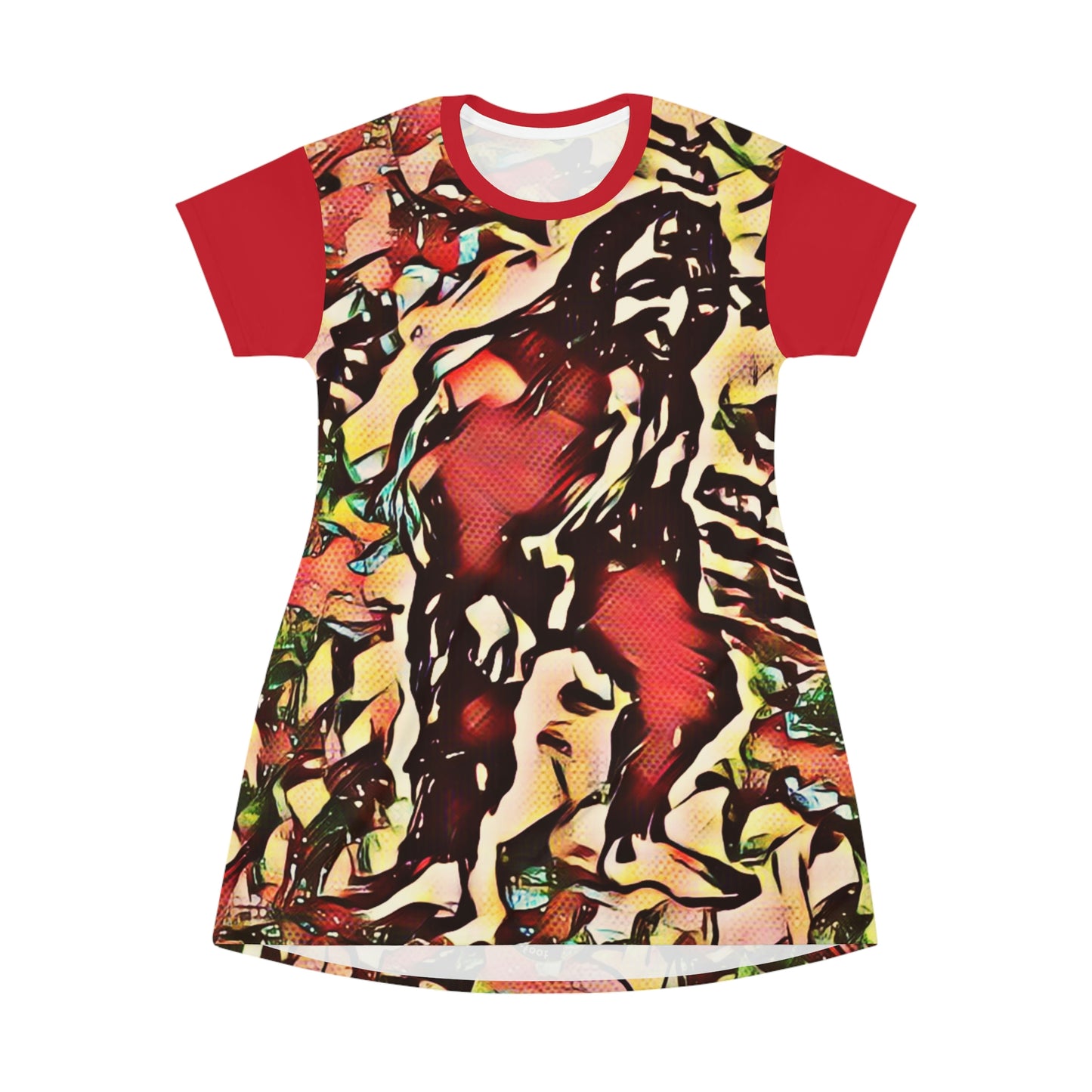 Bigfoot Emerges T-Shirt Dress