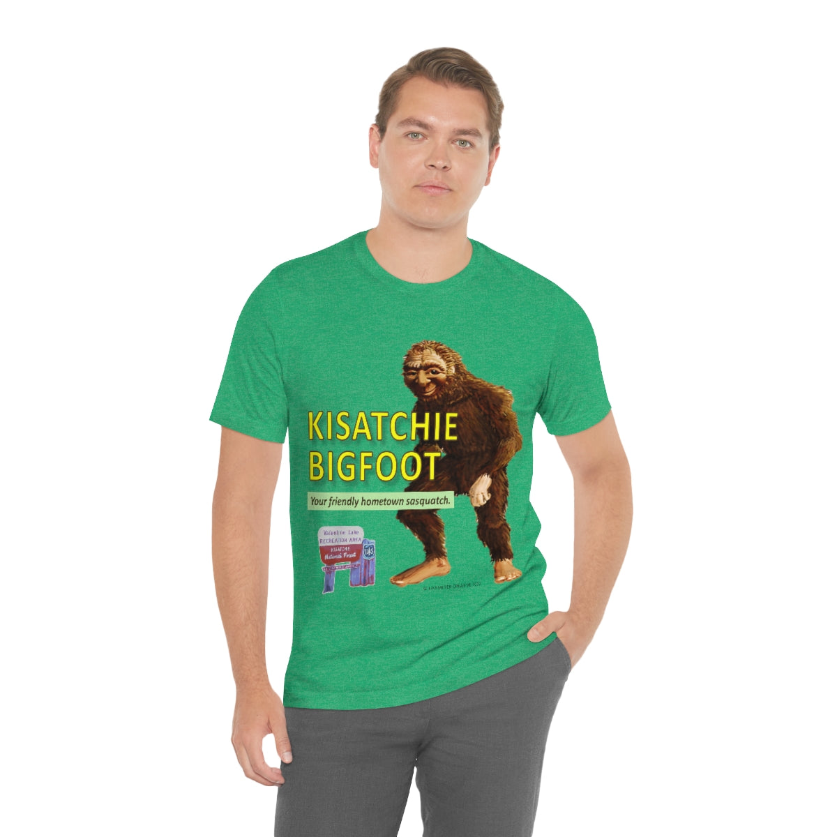 Unisex Kisatchie Bigfoot Jersey Tee