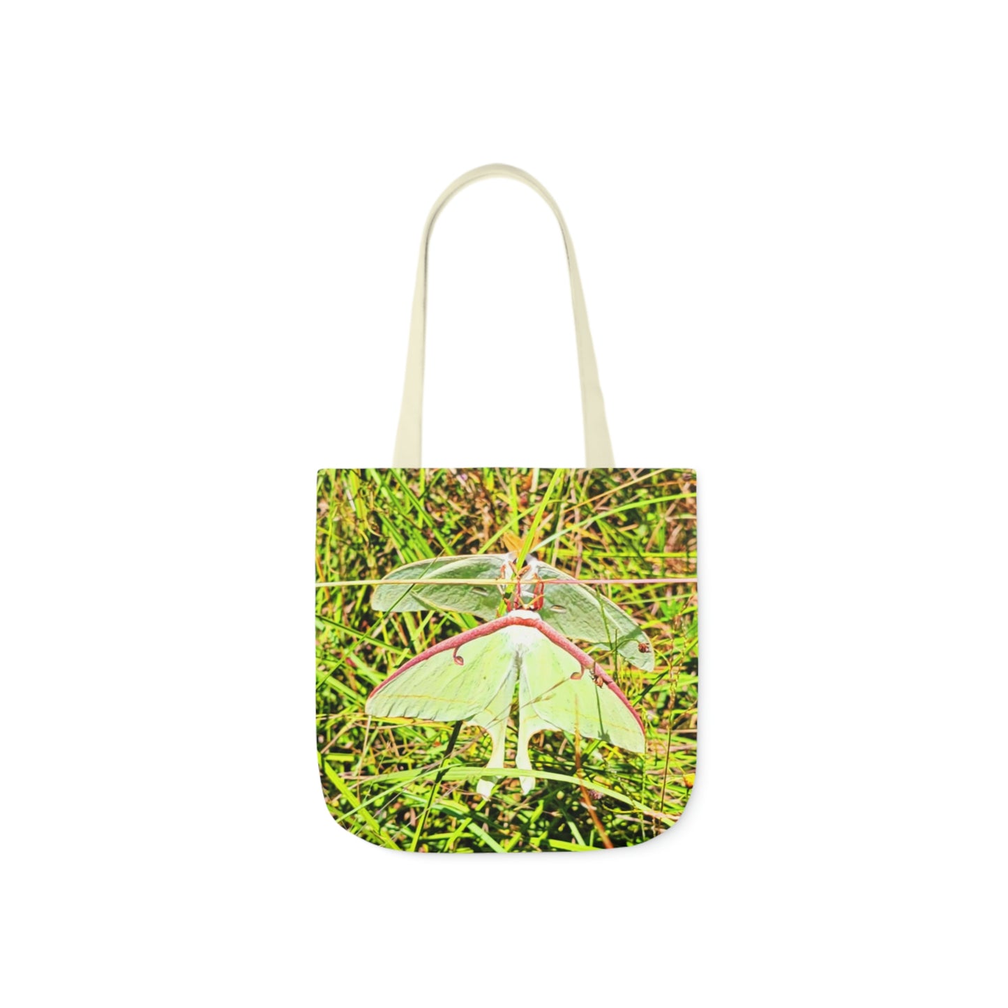 Luna Moths Polyester Canvas Tote Bag