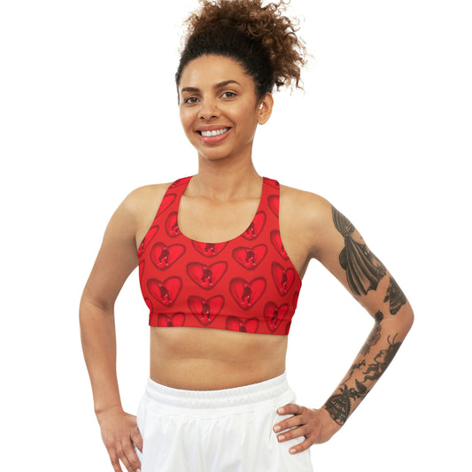 Bigfoot in My Heart Seamless Sports Bra