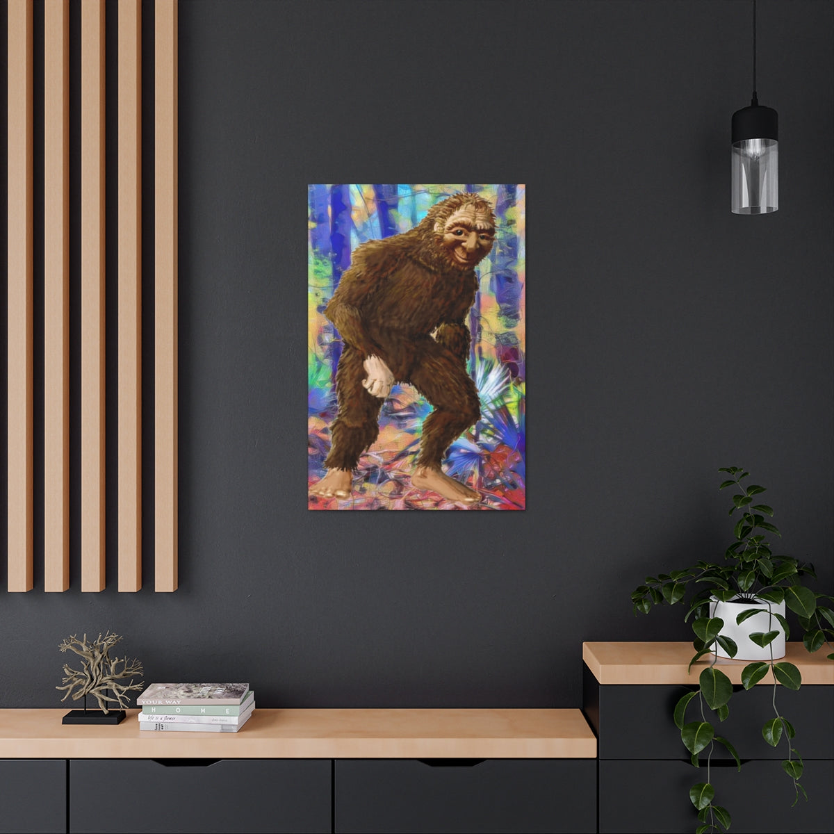 Vertical Kisatchie Bigfoot Canvas