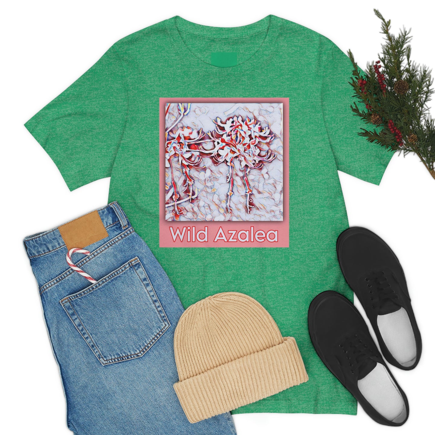 Unisex Kisatchie Wildflowers (Wild Azaleas) Jersey Tee