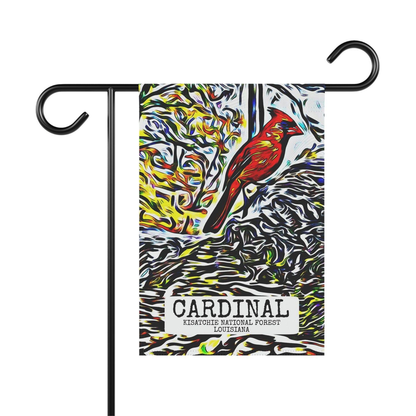 Cardinal in Kisatchie Garden & House Banner