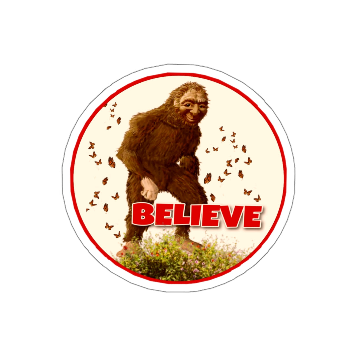 Die-Cut Bigfoot Stickers