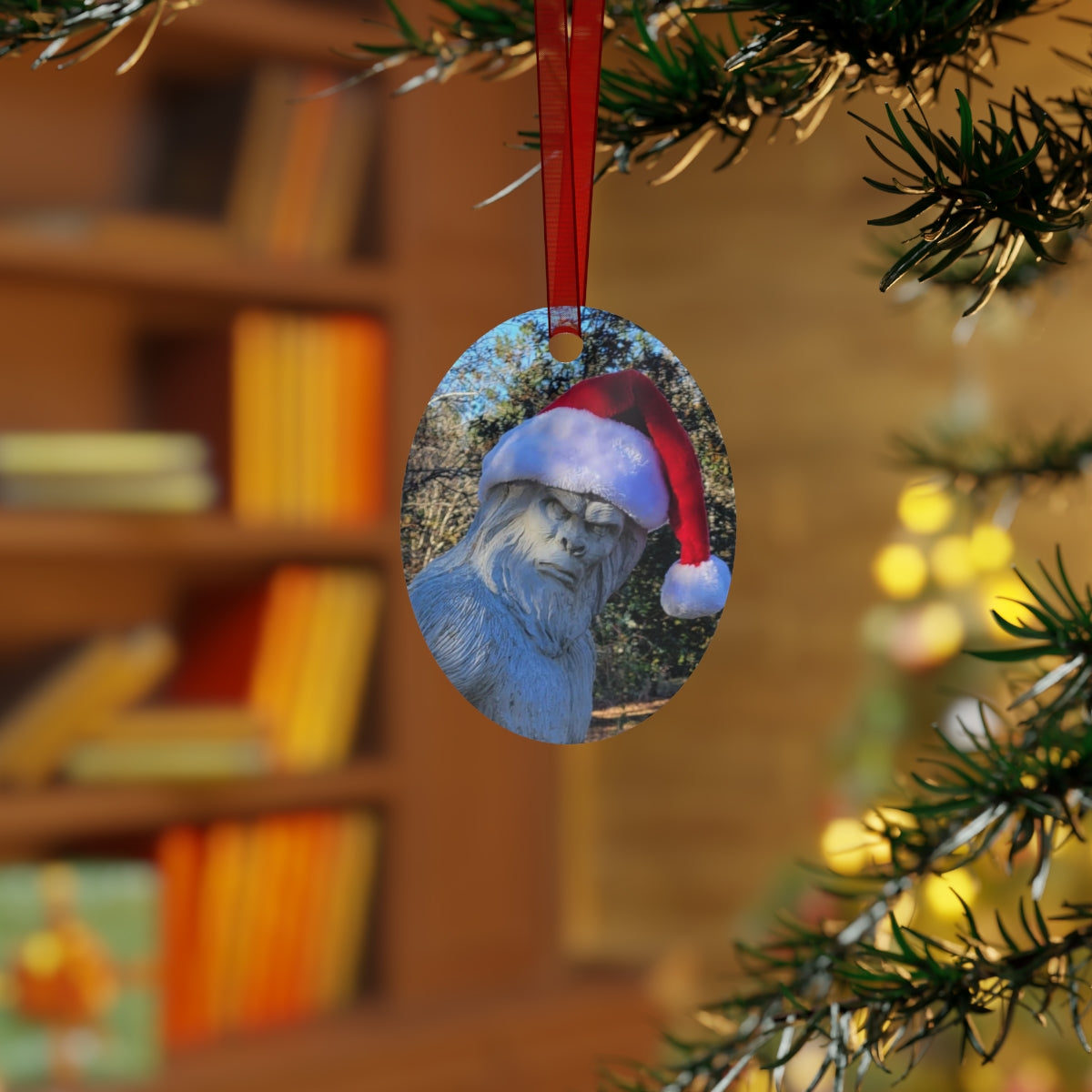 Metal Bigfoot Ornaments