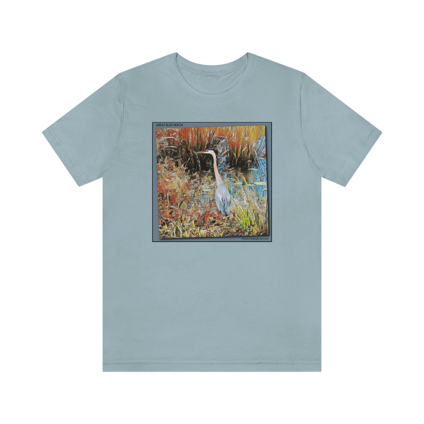 Unisex Great Blue Heron Jersey Tee