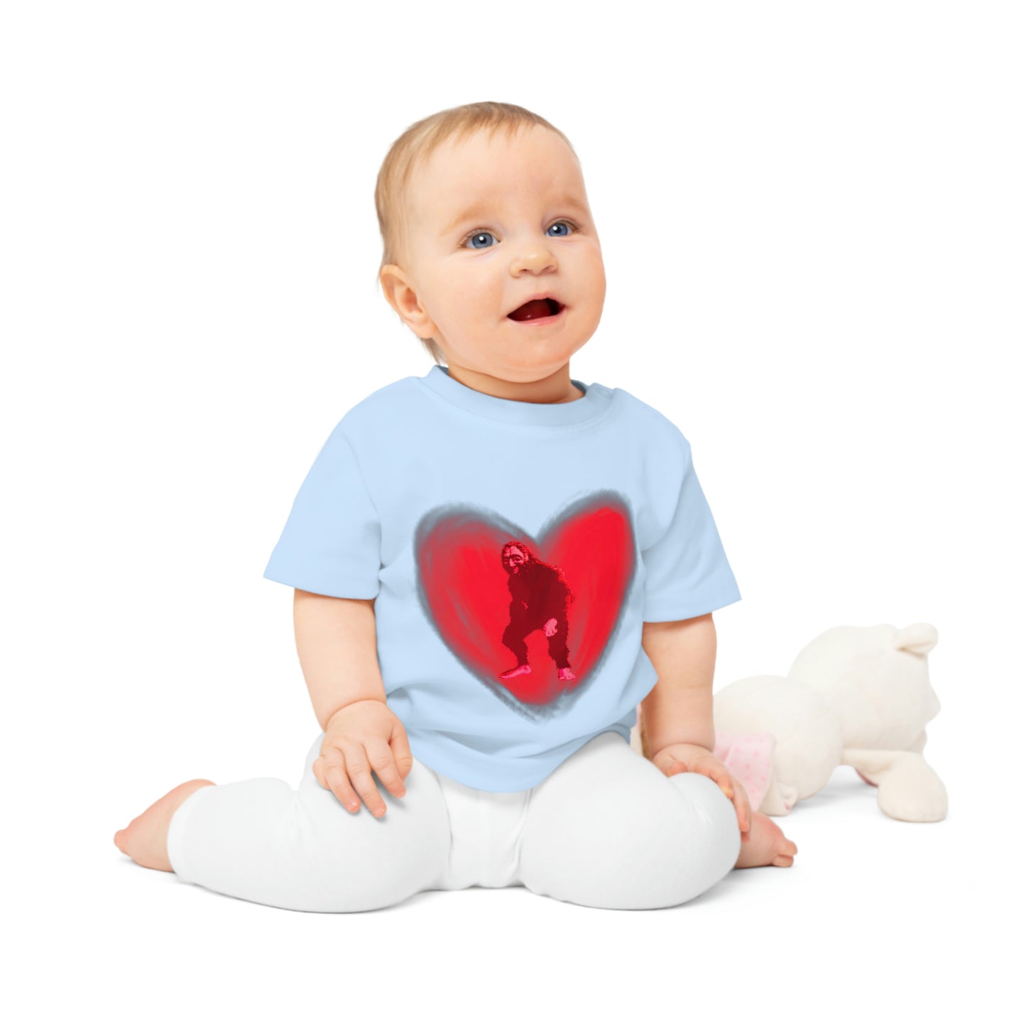 Bigfoot in My Heart Baby T-Shirt