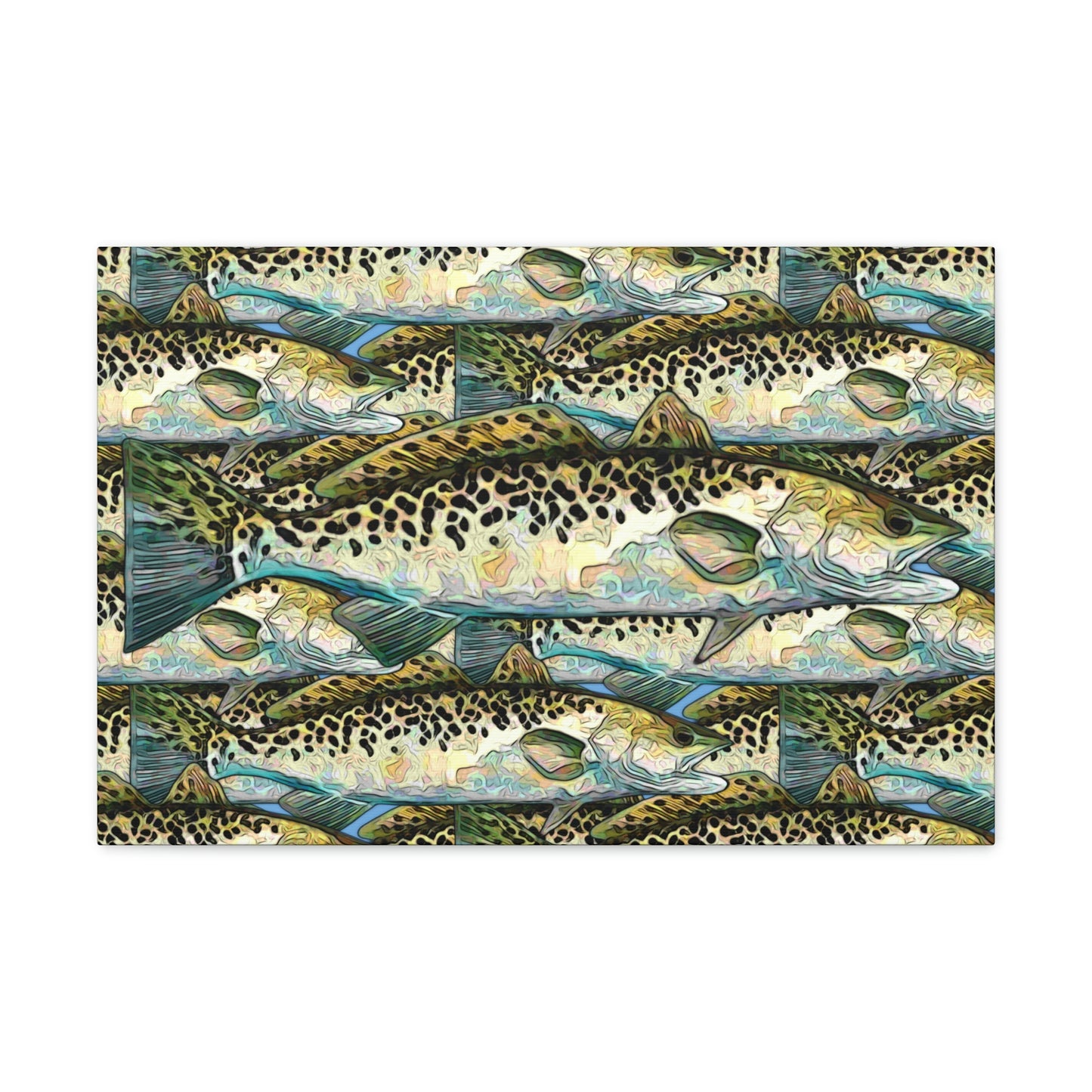 Speckled Trout Canvas Gallery Wraps