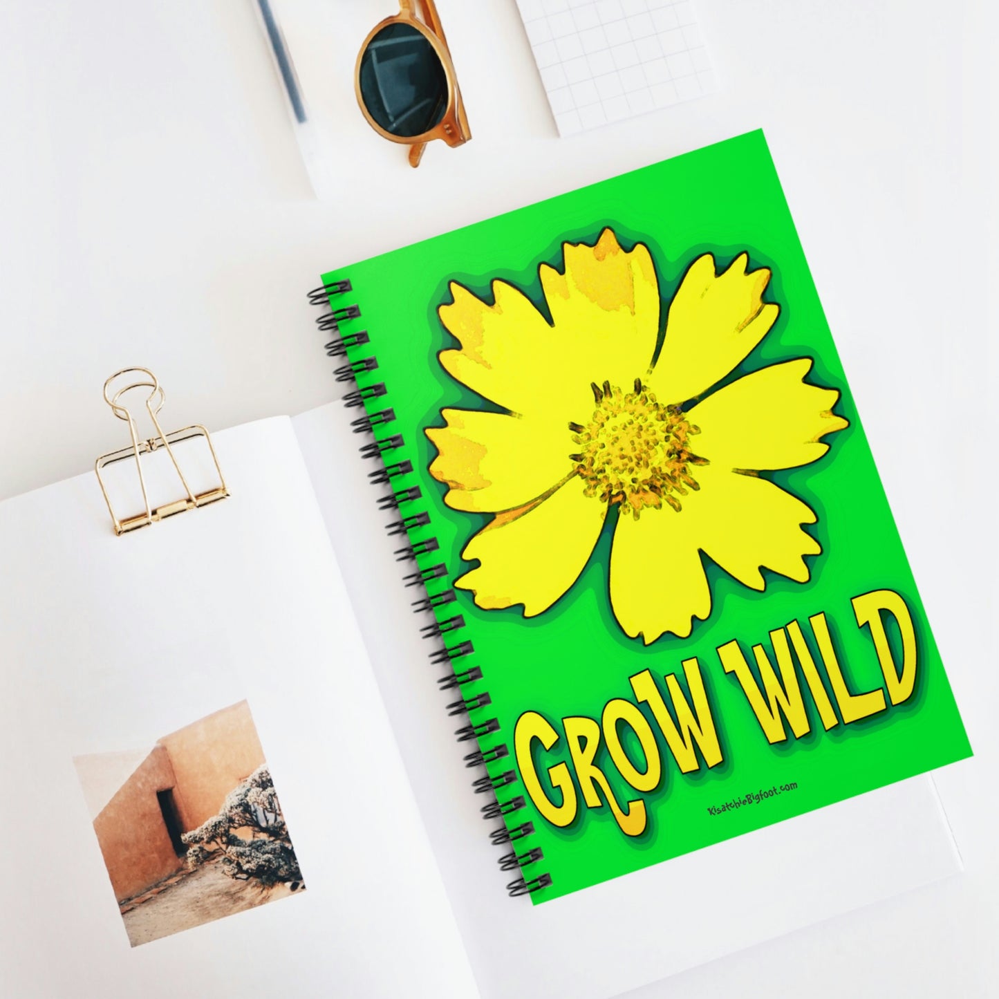 Grow Wild Spiral Notebook