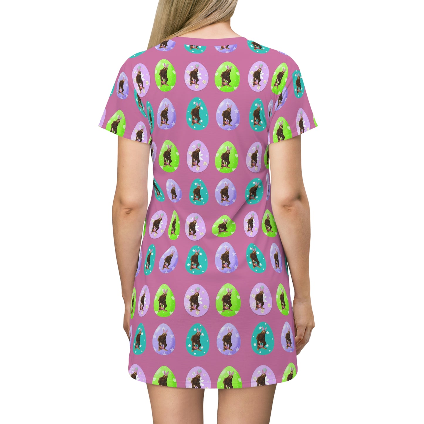 Bigfoot Easter T-Shirt Dress