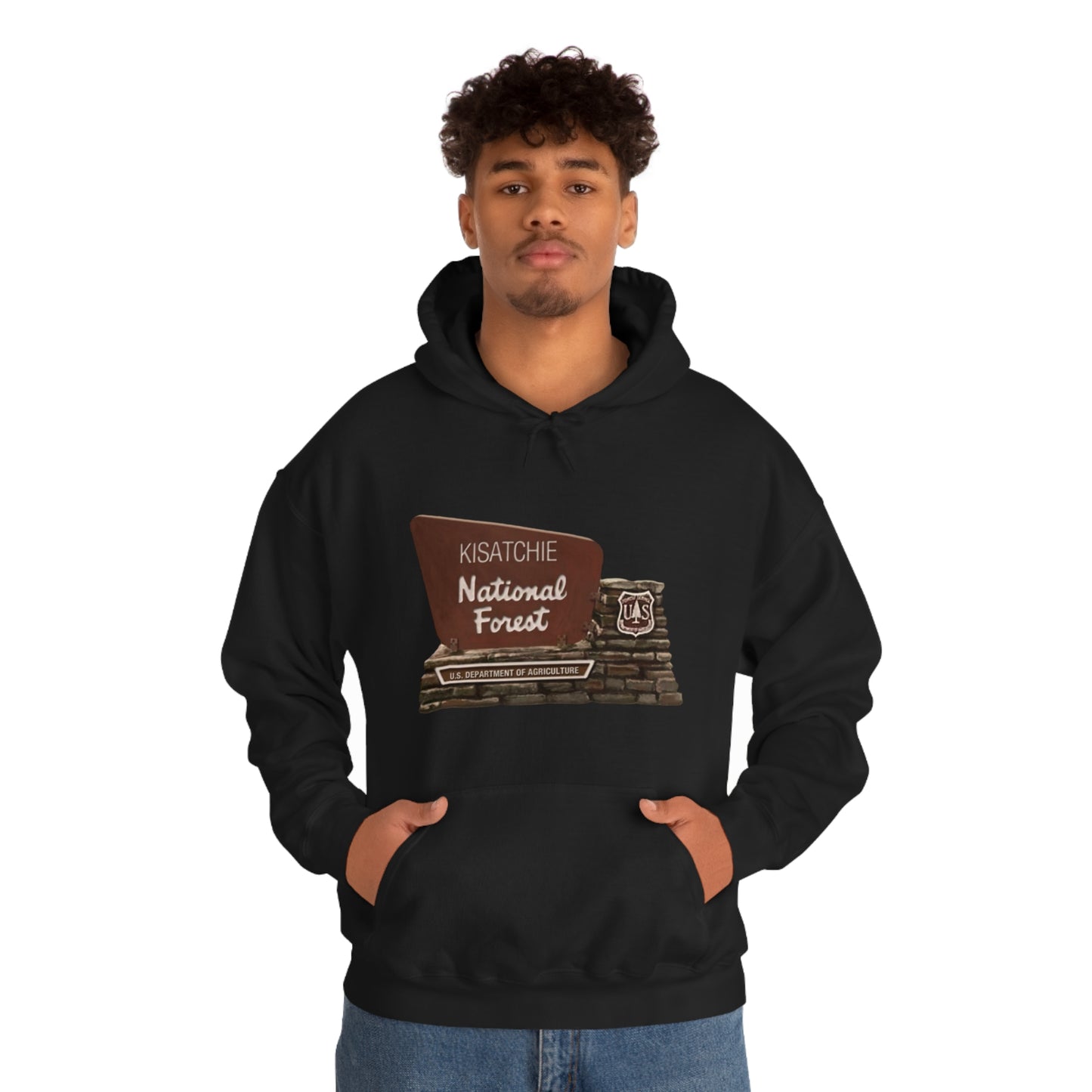 Unisex KNF Kisatchie Script Hoodie