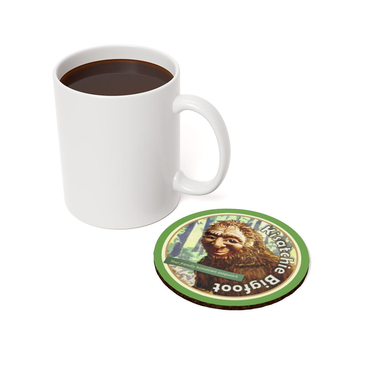 Cork Back Kisatchie Bigfoot Coaster