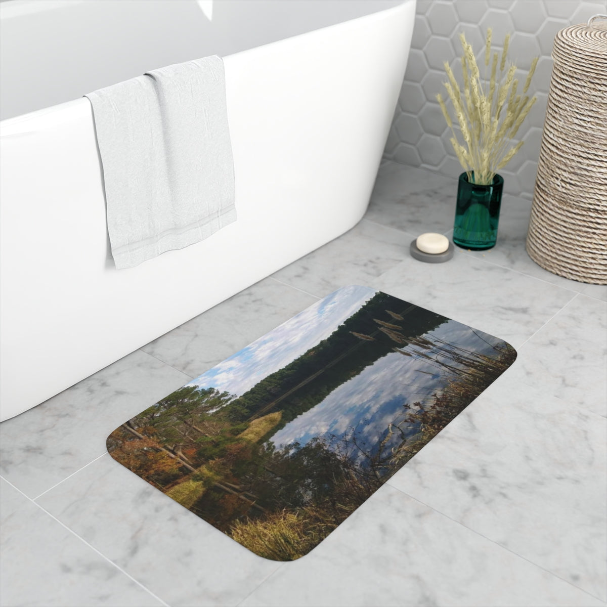 Valentine Lake Memory Foam Bath Mat