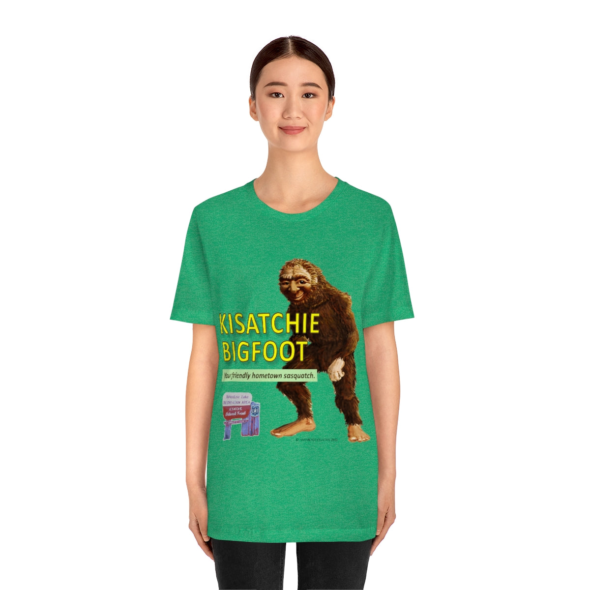 Unisex Kisatchie Bigfoot Jersey Tee