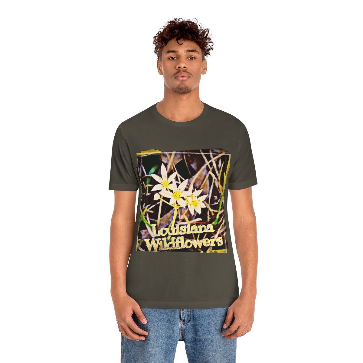 Louisiana Wildflowers Jersey Tee