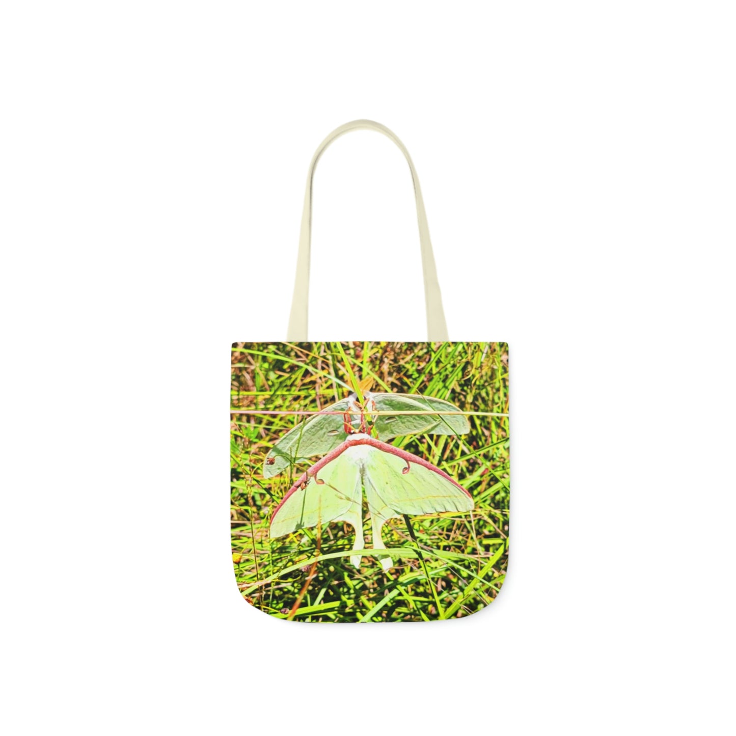 Luna Moths Polyester Canvas Tote Bag