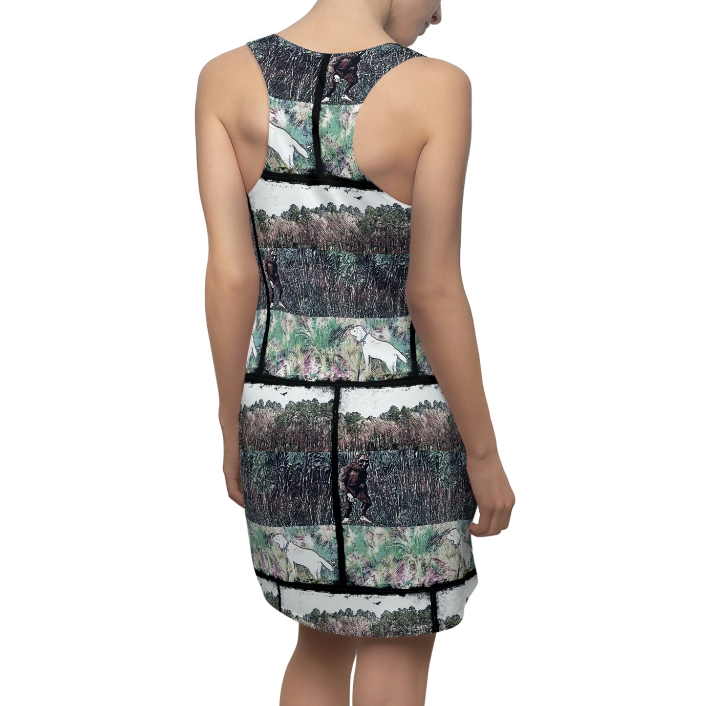 Bigfoot and Hound Racerback Dress