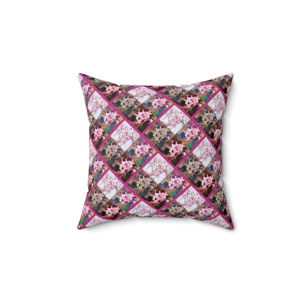 Square Wild Azalea Trail Pillow