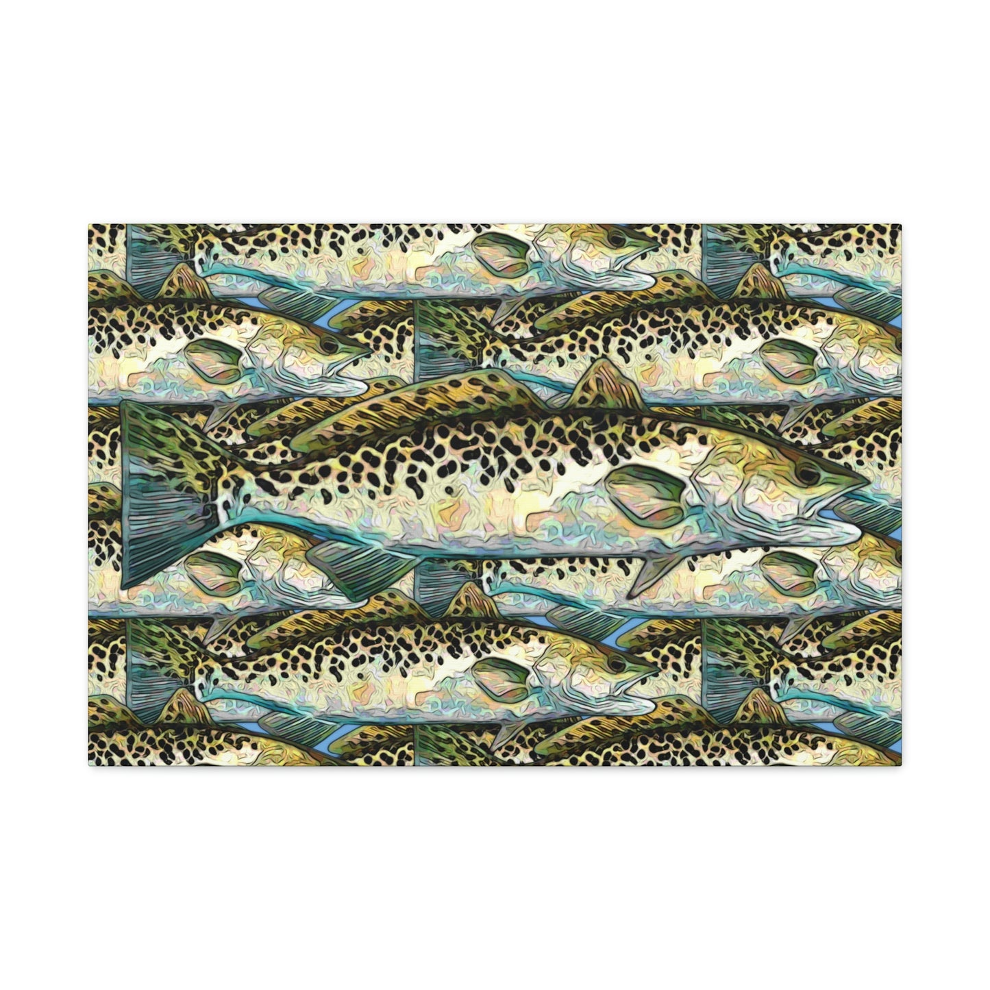 Speckled Trout Canvas Gallery Wraps