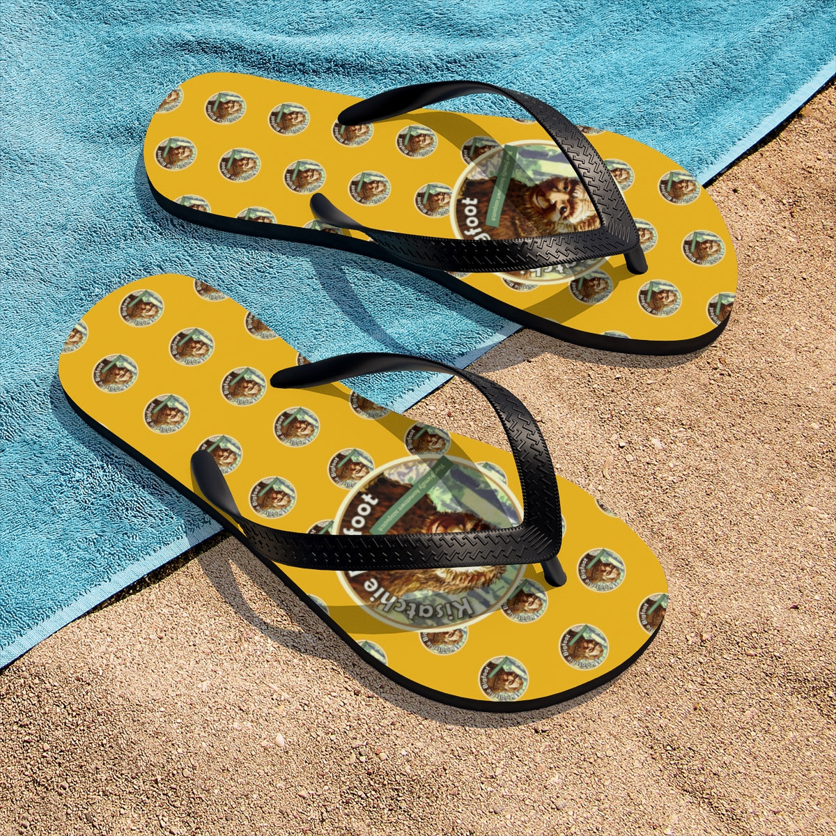 Rubber Sole Kisatchie Bigfoot Flip-Flops