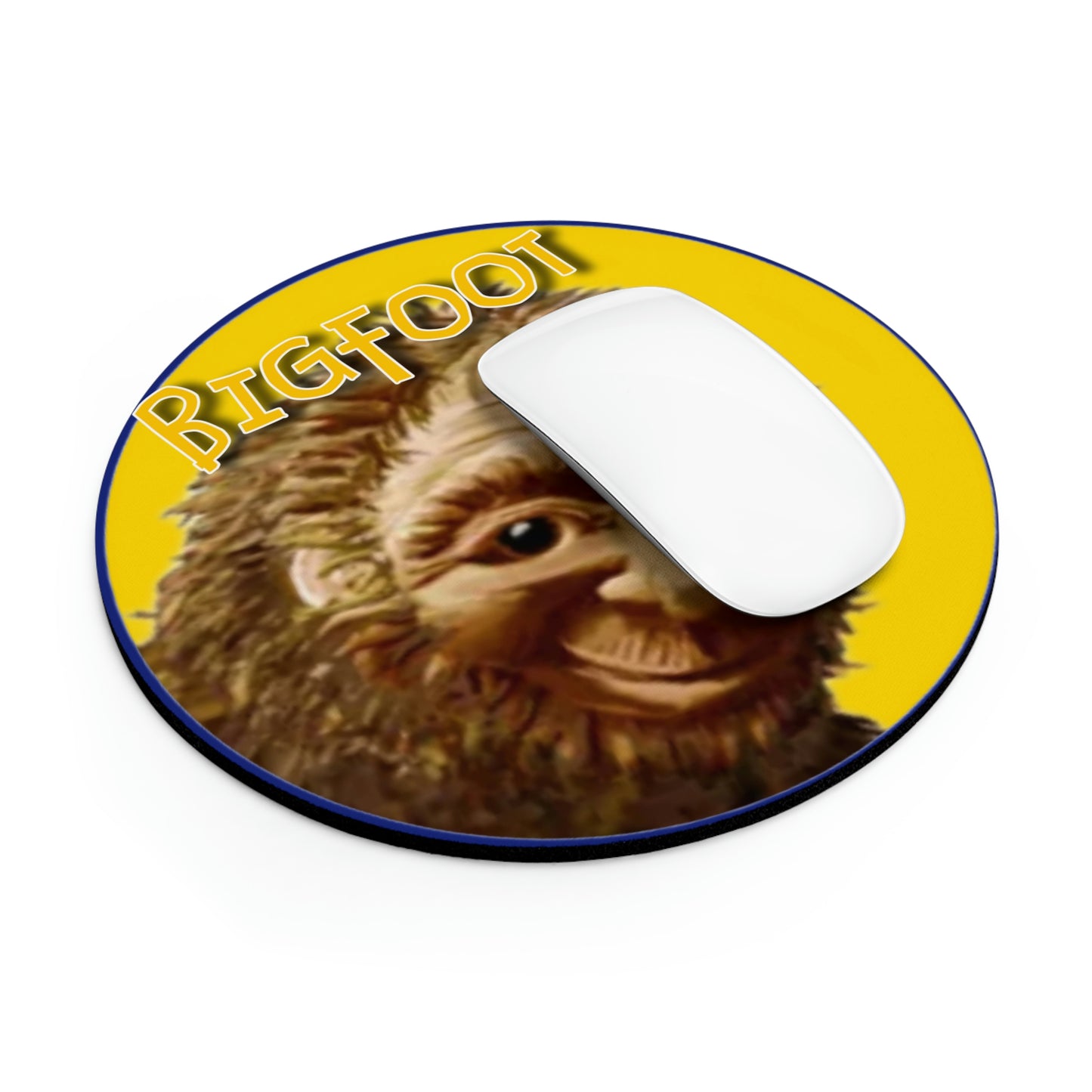 Round Bigfoot Mouse Pad