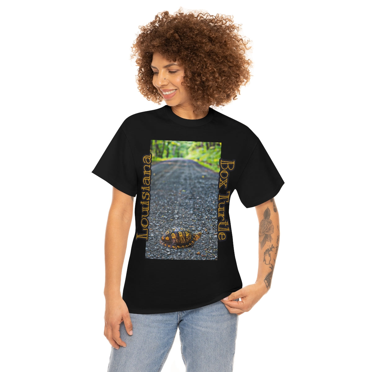 Unisex Louisiana Box Turtle Heavy Cotton Tee